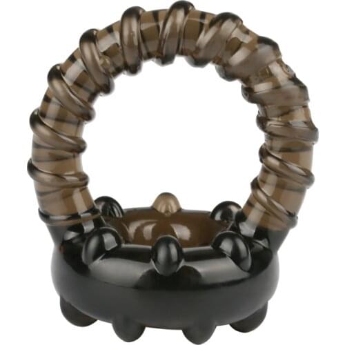 Erotic Soft Penis Ring Male Erection Stretcher Cock Rings BDSM Chastity Cage Sextoy Delay Ejaculation Belt Adult Sex Toy For Men