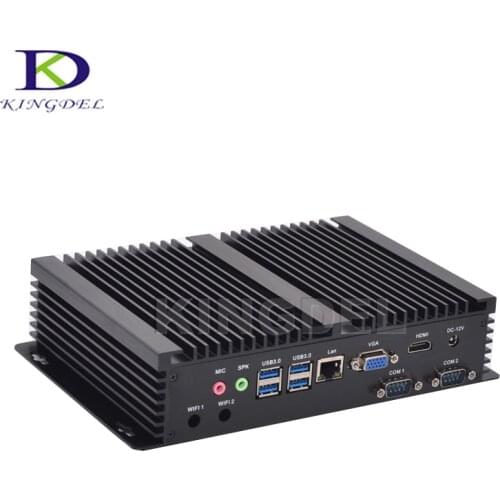 Intel Core i5 4200U dual core pc desktop computer,fanless Nettop Intel HD Graphics,HDMI,2*COM rs232,VGA,WIFI, NC320 Win 10