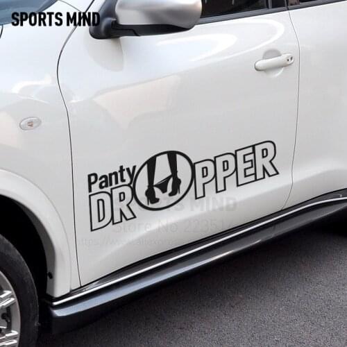 2 Pieces Sports Mind Sex panty Stickers Decal Car-Styling For ford renault seat nissan opel suzuki peugeot skoda accessories