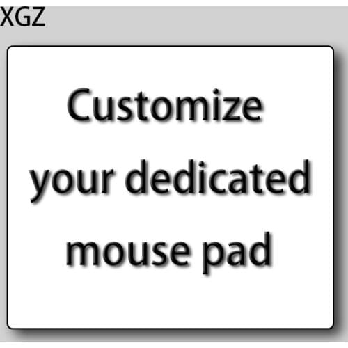 XGZ Customized Personalized Your Own Photo Picture Design Mousepads Unique DIY on Rectangle Rubber Mouse Pad Mat PC Computer