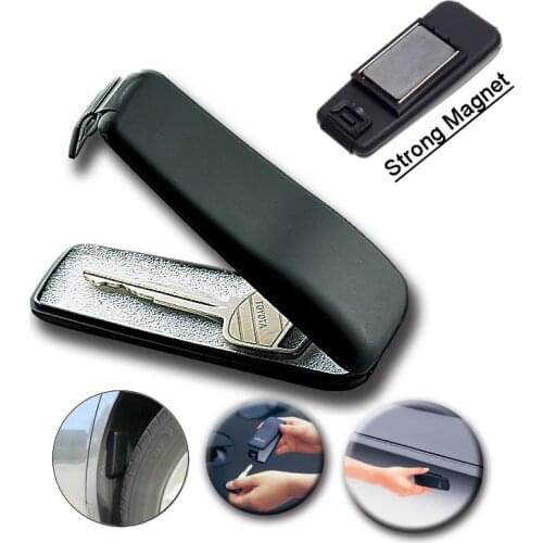 Magnetic Car Bike Stash Safe Lock Spare Key Box Hidden Storage Safe Security Box For Home Office Car Caravan Truck