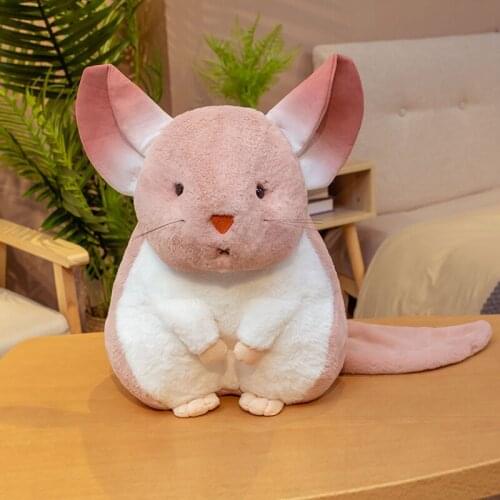 New arrival cute plush toy plushy Chinchillas soft toy stuffed animal plush doll mascot for kids birthday gift