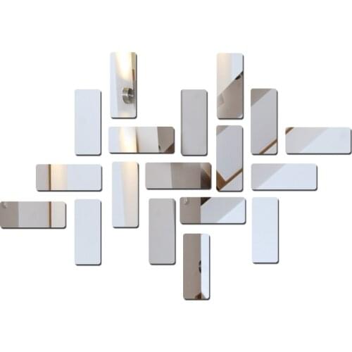 New 3D sticker wall stickers home decor home decor vinilos paredes christmas wedding decoration Still life Mirror sticker