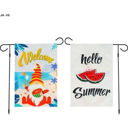 New Hello Summer Garden Flag Gnomes for indoor and outdoor summer decoration High Quality