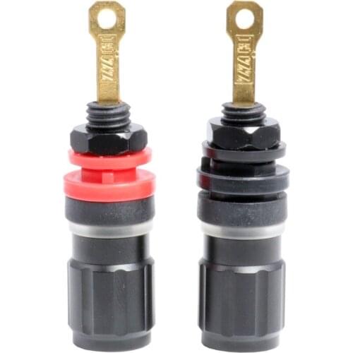 Gold-plated RCA, power amplifier input/output terminal