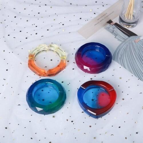 Ashtray Craft DIY Transparent UV Resin epoxy Silicone Combination Molds for DIY Making Finding Accessories Jewelry