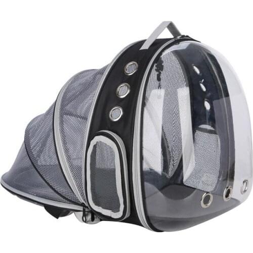 Portable Pet Cat Backpack Foldable Multi-Function Pet Dog Carrier Bag Large Space Capsule Bubble Shoulder Pet Backpack Tent Cage