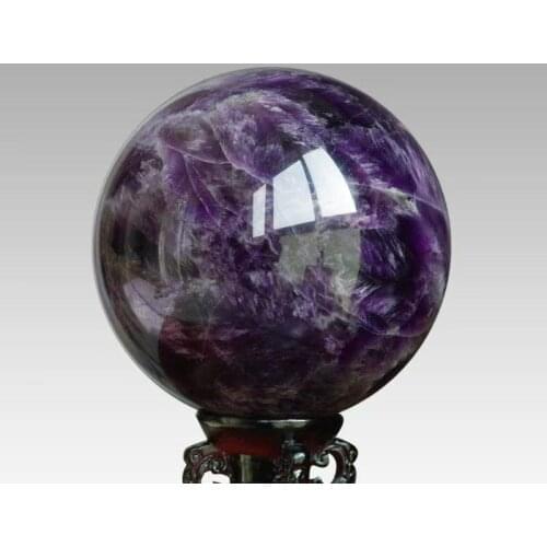 Natural dream amethyst ball minerals quartz crystals gemstones sphere healing stones home decoration feng shui crafts