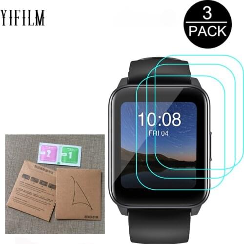 3Pcs HD Clear Soft TPU Anti-Scratch Protective Film For Realme DIZO Watch SmartWatch Screen Protector Water-proof Film Not Glass