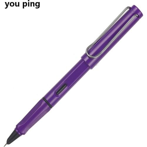 High quality 555 Purple Business office 4 types nib Fountain Pen student School Stationery Supplies ink pen