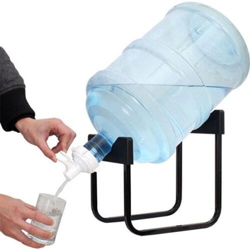 Detachable Bracket Bottled Water Hand Press Type Water Dispenser Drinking Bucket Pure Mineral Water Folding Rack
