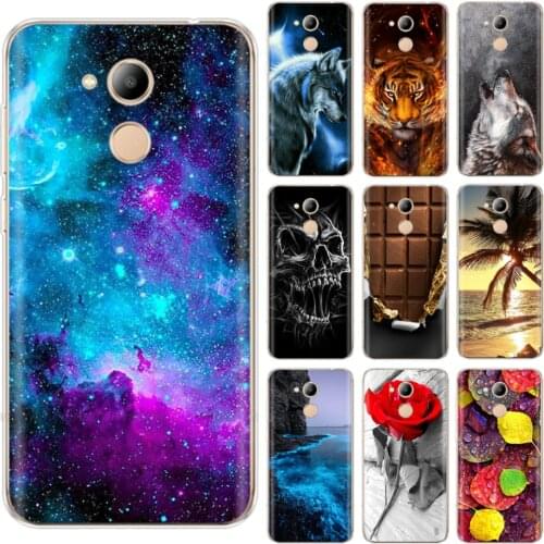 Soft Silicone Case for Huawei Honor 6C Pro Case 5.2'' Clear Tpu Back Cover Cases for Huawei Honor6C PRO Coque Etui Bags Bumper