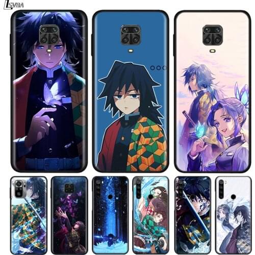 Silicone Cover Demon Slayer Tomioka Giyuu For Xiaomi Redmi Note 10 10S 9 9C 9S Pro Max 9T 8T 8 7 6 5 Pro 5A 4X 4 Phone Case