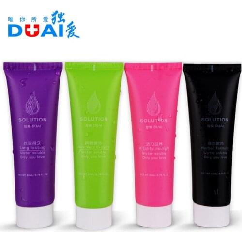 DUAI Lubrication Aphrodisiac Vagina Sex Toys Love Gel Silk Touch Anal Fisting Lubricant for Sex Water-soluble Exciter Gel 60g