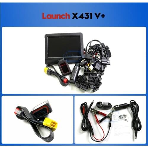 Launch X431 V+ Universal Auto Diagnostic Scanner with Wifi Bluetooth Car Diagnostic Tool Launch X431 V Plus 10.1inch Tablet pad