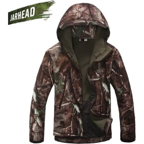 High Quality Lurker Camouflage Jacket Shark Skin Soft Shell Outdoor Military Hunter Tactical Jacket Waterproof Windproof Clothes