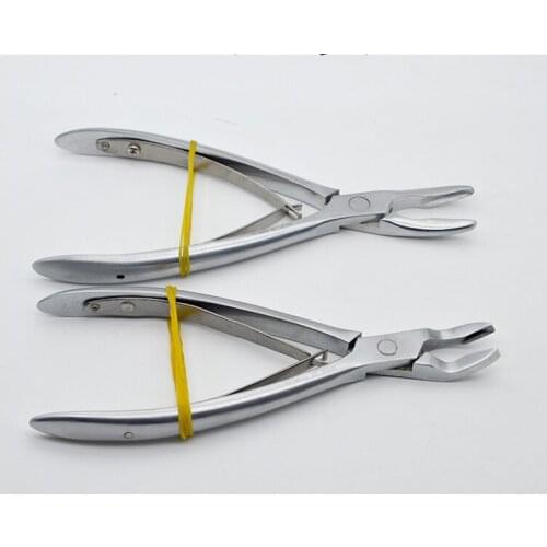 1Pc Dental Instrument Bone Rongeur Forceps Dental Surgical Tool (Square) & ( Round )