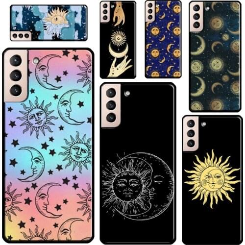 Sun Moons Star Astrological Celestial Cover For Samsung Galaxy S21 Ultra Note 20 Note 10 S8 S9 S10 S20 Plus S20 FE Phone Case