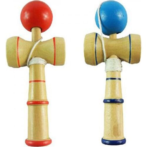 Free Shipping Wooden Toys Outdoor Sports Toy Ball PU Paint Strings Professional Adult Toys Leisure Sports