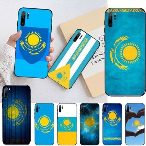 Kazakhstan flag Phone Cases For Huawei honor Mate P 10 20 30 40 Pro 10i 9 10 20 8 x Lite Luxury brand shell funda coque