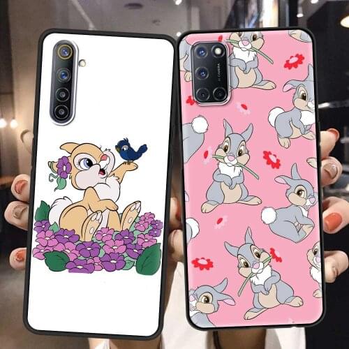 Phone case For Redmi Note 10 9 8 7 pro max 9s power a c t k40 coque Bumper tpu soft material Cute Rainbow Rabbit