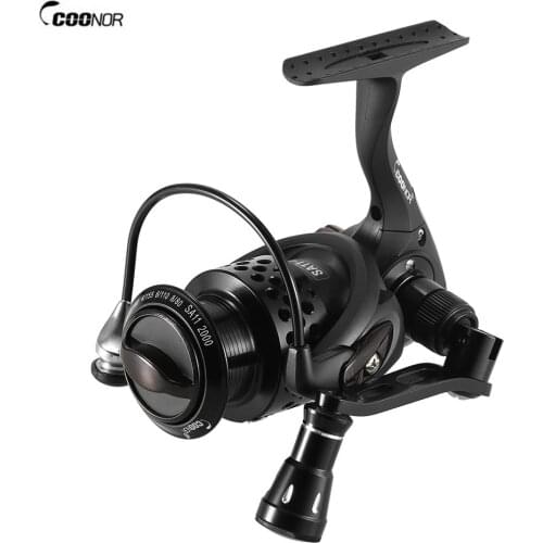 COONOR Spinning Carp Fishing Reels Left/Right Handle 11+1BB Metal Spool Stainless Steel Reel Fishing Coils for Pesca