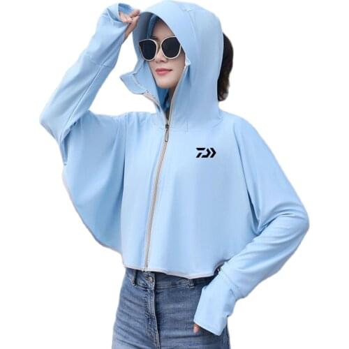 Breathable Fishing Wear Clothes Women Sports Hiking Sun Protection Anti-uv Long Sleeve Fishing Clothing