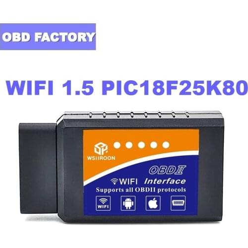 ELM 327 Bluetooth OBD2 Scanner ELM327 Bluetooth Adapter ELM327 V1.5 PIC18F25K80 ELM327 BT 1.5 with Power Switch for Android/PC
