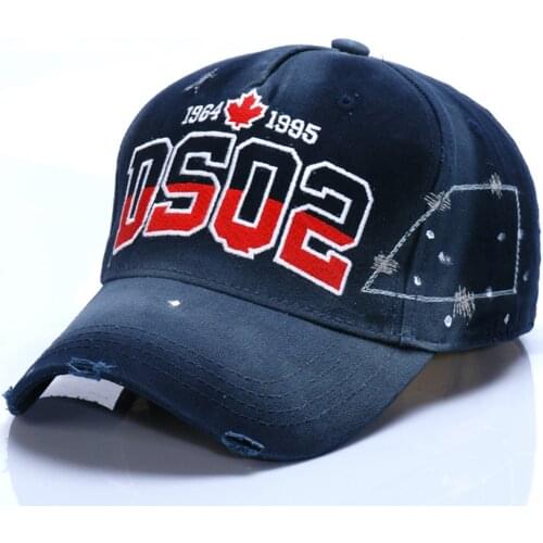 Italy icon brand Baseball Caps hat summer style men Baseball Caps cotton unisex Adjustable DSQ2 Baseball Caps letter blue cap