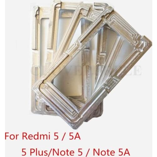 Glue Aluminum Metal Mould LCD Screen Glass Mold Holder for Xiaomi Redmi 5 / 5A /5 Plus / Note 5 pro/ Note 5A Y1