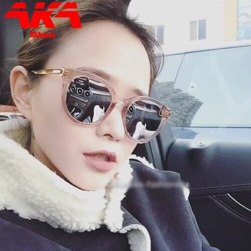 AKAgafas Round Reflective Mirror Sunglasses Women Vintage Classic Colorful Sun Glasses Shopping UV400 Lunette De Soleil Femme