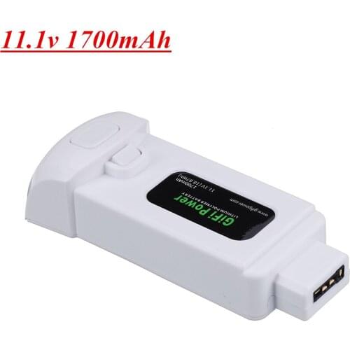 11.1V 1700mAh 18.87Wh Lipo Battery for Yuneec Breeze Flying Camera Drone Extra Replacement Power