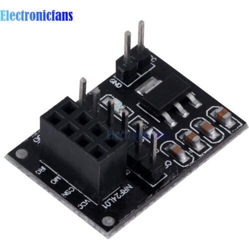 AMS1117 Socket Adapter Plate Board For 8Pin NRF24L01 Wireless Transceiver Module 51