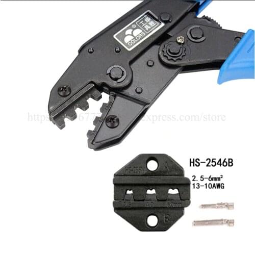 Plier tool HS-2546B crimping pliers MC4 pv line pressing pliers capacity 2.5/4/6mm2 14-10AWG solar connector crimping
