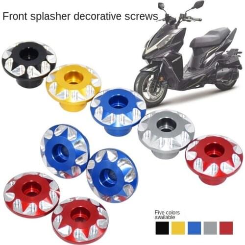 Applicable to Sanyang Gts300 Fnx150 Fire Phoenix CROX Small Steel Man Jet Retrofit Fender Decorative Screws