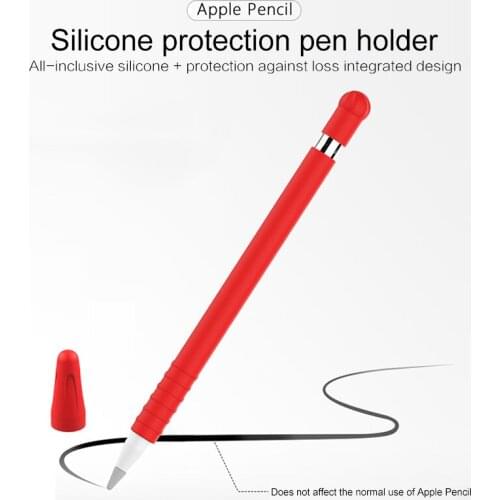 Tablet Pen Silicone Protective Cover Sleeve Silicone Case For IPad Pro Pencil Anti-lost Anti-rolling Cap Nib Cover