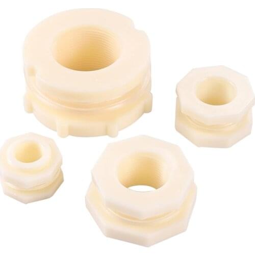 1/2" 3/4" 1" 1.2" 1.5"2"Thread ABS Plastic Water Tank Connector Garden Irrigation Greenhouse Agriculture Water Supply Pipe Joint