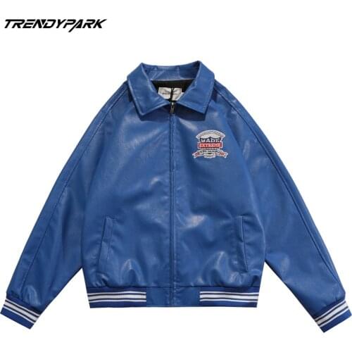 Мужские куртки из искусственной кожи TRENDYPARK China At AliExpress