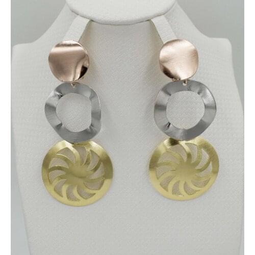 Earrings For Women Long Drop Dangle Earrings Copper 2016 New Design Fashion Trendy Brazilian Party Wedding Daily