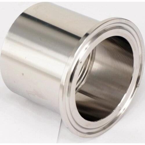 1-1/2" BSPT Female x Ferrule O/D 64mm Tri Clamp 2" 304 Stainless Steel Sanitary Ferrule Clamp Pipe Fitting Connector