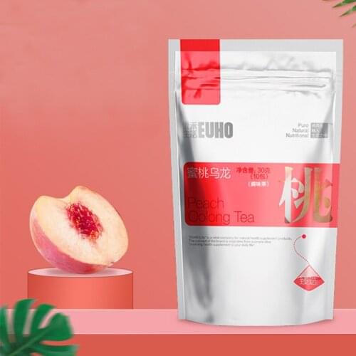 2020/2021 Fresh Oolong Chinese Teabags with Natural Juicy Peach Fruit Tea Bag Slimming Tea Bag 30g