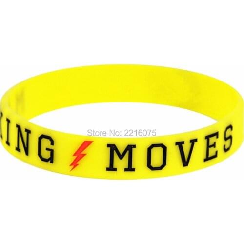 300pcs Making Moves Motivational wristband silicone bracelets free shipping by DHL A