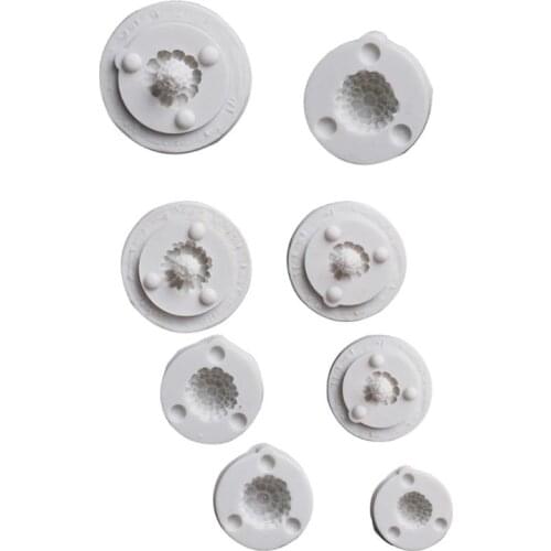 8 Pcs/Set Raspberry Fruit Silicone Mold Fondant Chocolate Candy Mould Cake Decor