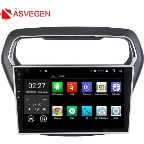 Android 7.1 Car Player For Ford Escort 2014 Quad Core Car Auto Vedio Player WIFI Radio Multimedia Player GPS Navigation