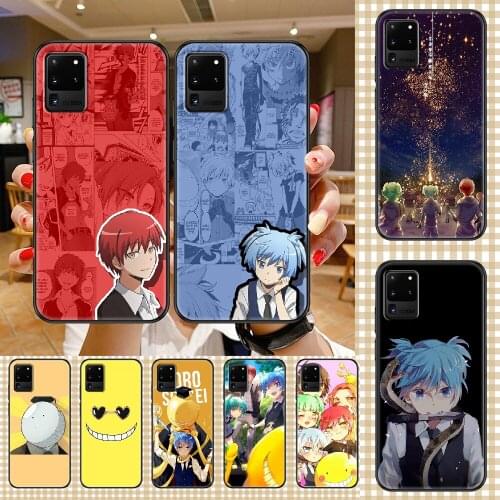 Anime Assassination Classroom Phone case For Samsung Galaxy Note 4 8 9 10 20 S8 S9 S10 S10E S20 Plus UITRA Ultra black pretty