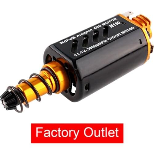 Chihai motor CHF-480WA-8514T CNC 14TPA N35 Nd-Fe-B M150 High Speed AEG Motor Long Axis For M4A1-J9 ACR-J10 Gel Blaster Toy