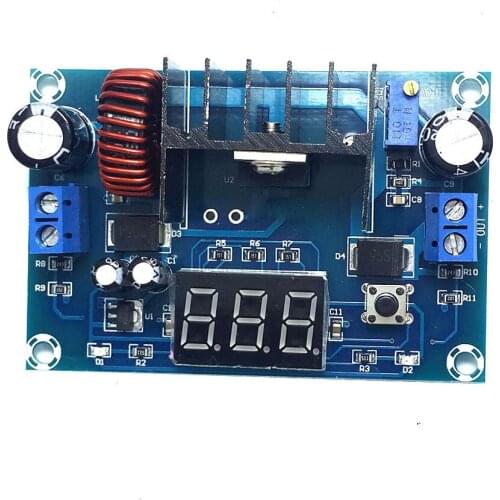 Digital voltage boost module DC-DC booster board raise voltage module 5-48V 100W