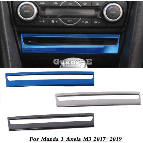 For Mazda 3 Axela M3 2014 2015 2016 2017 2018 2019 Car Cover Trim Control CD Frame Lamp Patch Decorative Socket Charge Lighter