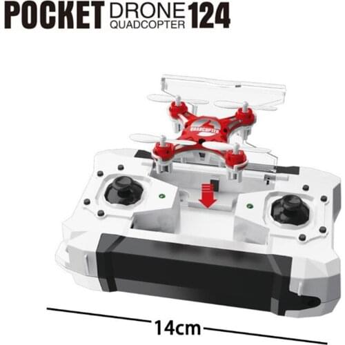 Micro Pocket Drone 4CH 6Axis Gyro Aircraft for Kids Adults Mini Quadcopter With Switchable Controller RTF Nano RC Helicopter Toy