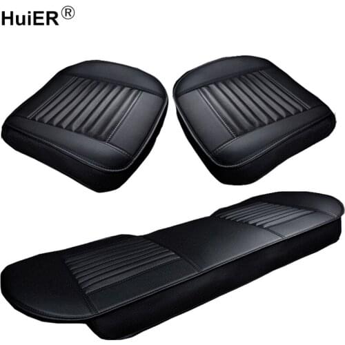 HuiER 4 Colors Car Seat Cover Contains Bamboo Charcoal Full Cover Non-slip Car Styling Universal Seat Covers Car Seat Protector